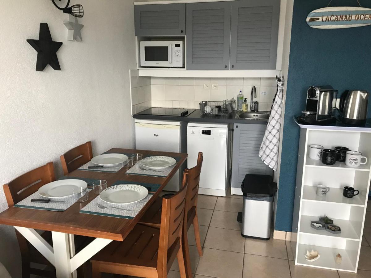 Cosy T2 Front De Mer Piscine Parking Terrasse Lacanau Exterior photo